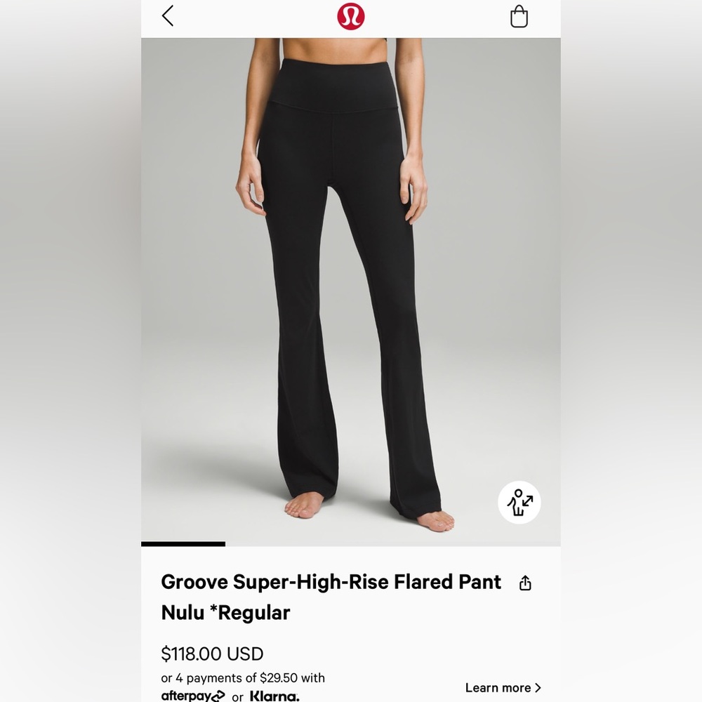 Lululemon High Rise Flare Pants